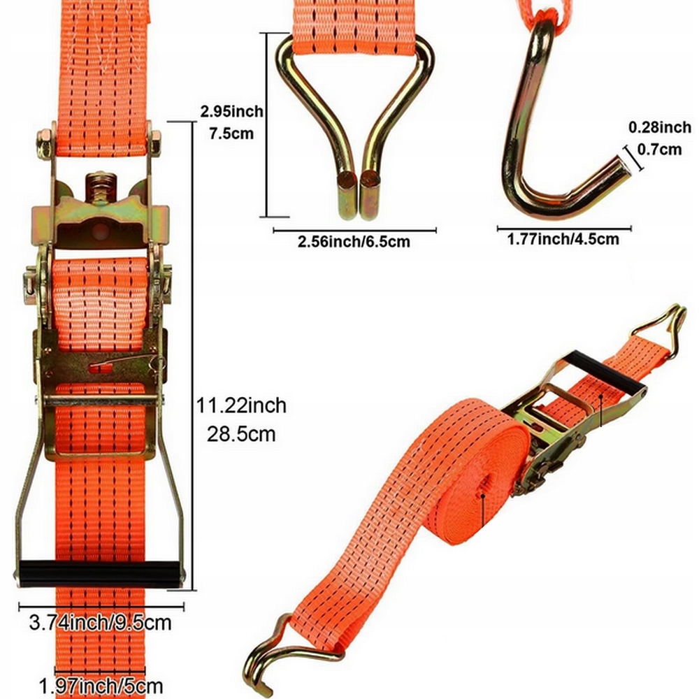 PAS TRANSPORTOWY PASY TRANSPORTOWE Z NAPINACZEM MOCUJĄCE MOCNE 10M 50MM 5T Producent Linotech