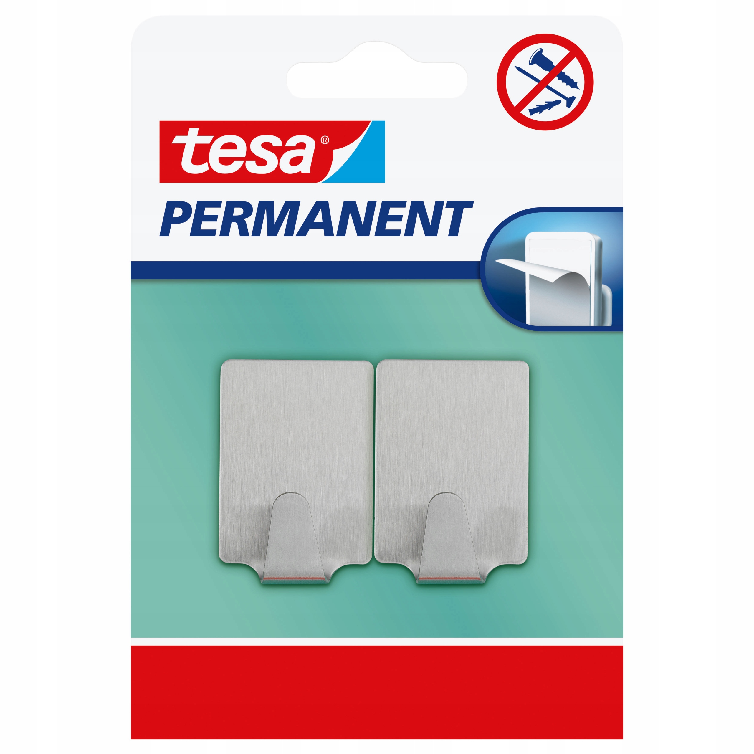 

Tesa Haczyk prostokątny L metal