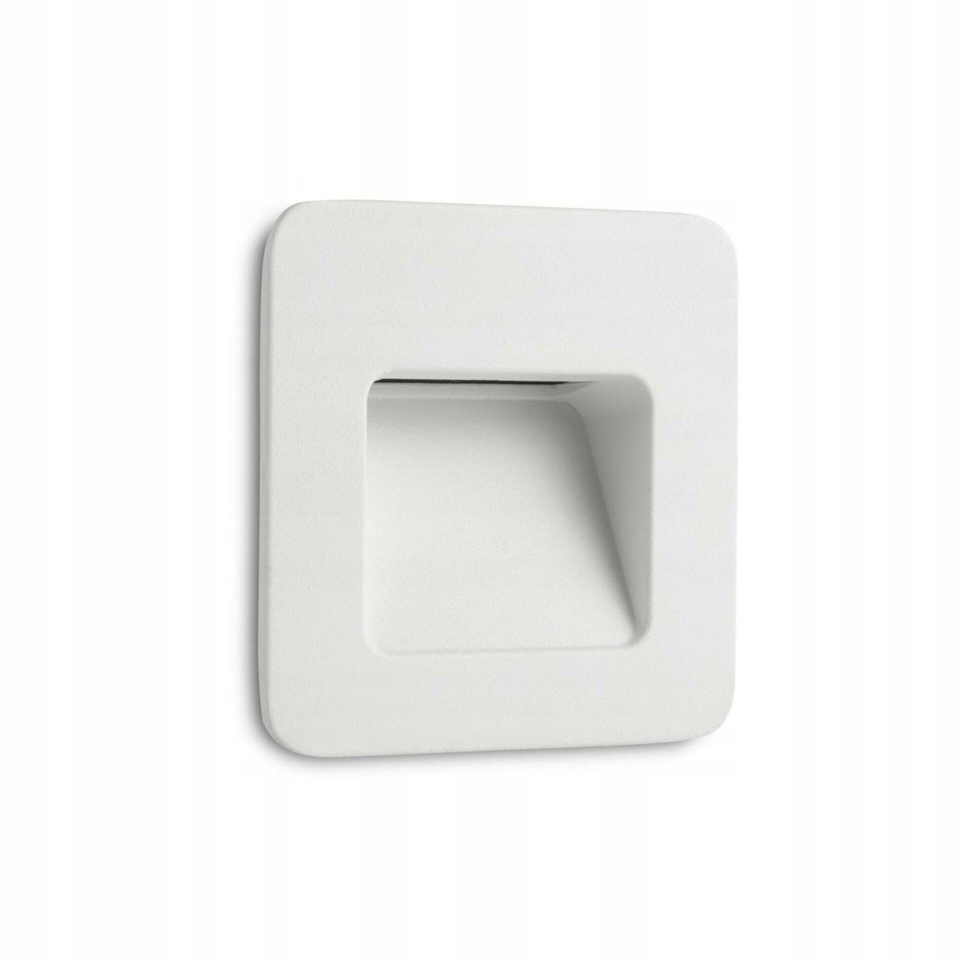Faro Nase Sq zapuštěné Led svítidlo do zdi, bílá, IP44, 3W, 3000K