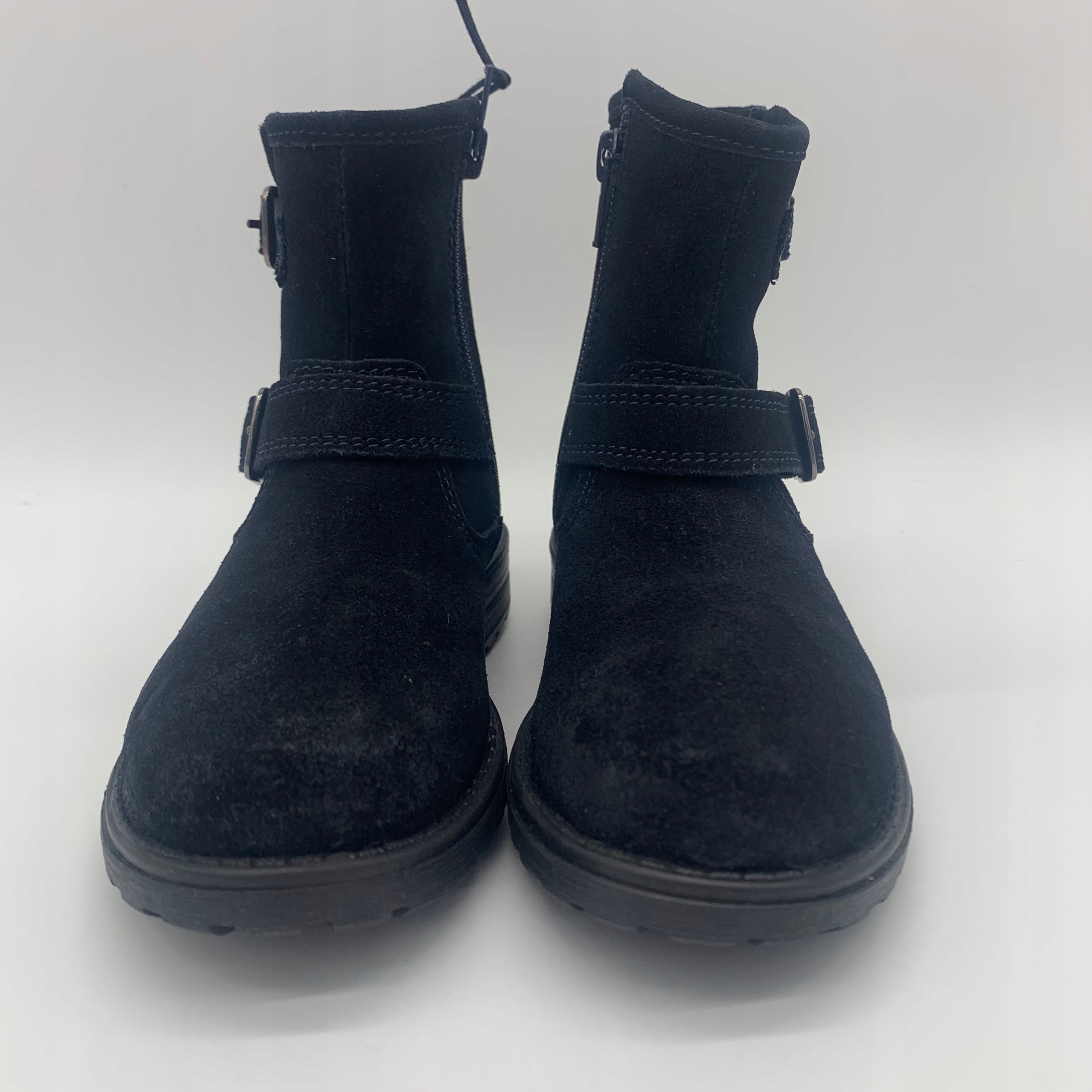 Buty dziecięce botki zamszowe ocieplane granatowe Friboo rozmiar 28 Płeć dziewczynki