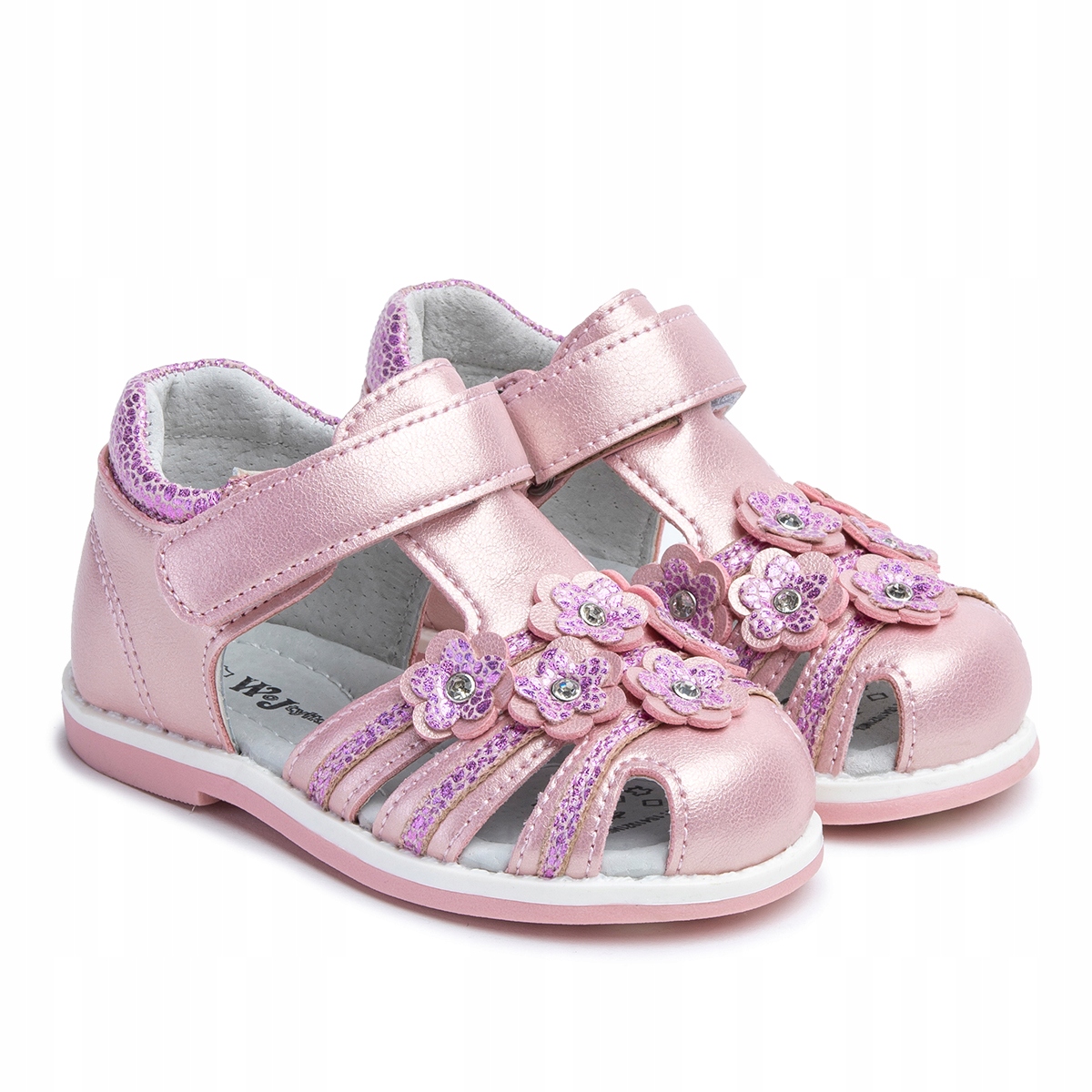 

Sandałki wkł.SKÓRA urocze miękkie lekkie Wojtyłko