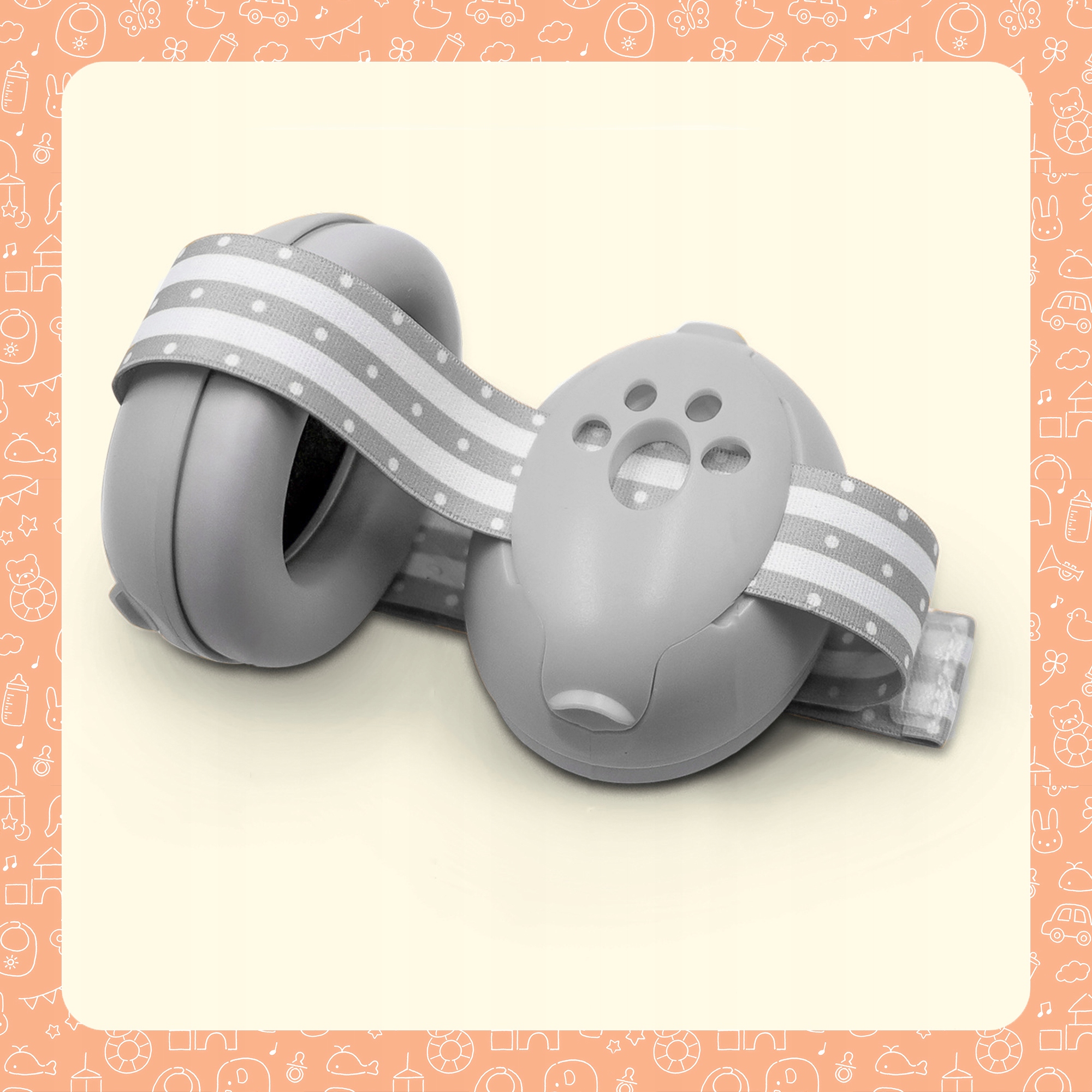 SŁUCHAWKI NAUSZNIKI OCHRONNE WYCISZAJĄCE WYGŁUSZAJĄCE DLA NIEMOWLĄT DZIECI EAN (GTIN) 4026906586642