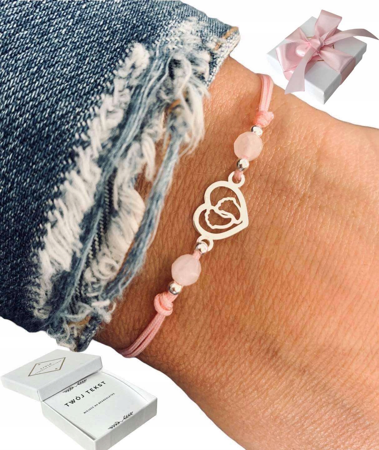 dla chrzestnej, Prośba O Bycie Chrzestną bransoletka srebrna Stópki