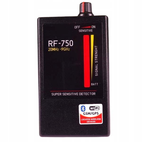 WYKRYWACZ PODSŁUCHÓW,LOKALIZATORÓW GPS RF750/2024 EAN (GTIN) 5903816967183