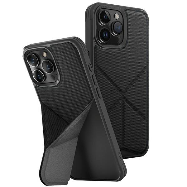 Uniq Transforma iPhone 15 Pro Max 6.7" Magclick Charging czarny/ebony