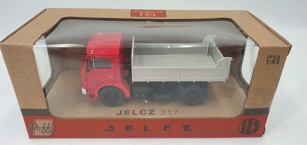 auto jelcz 317 červená K-526