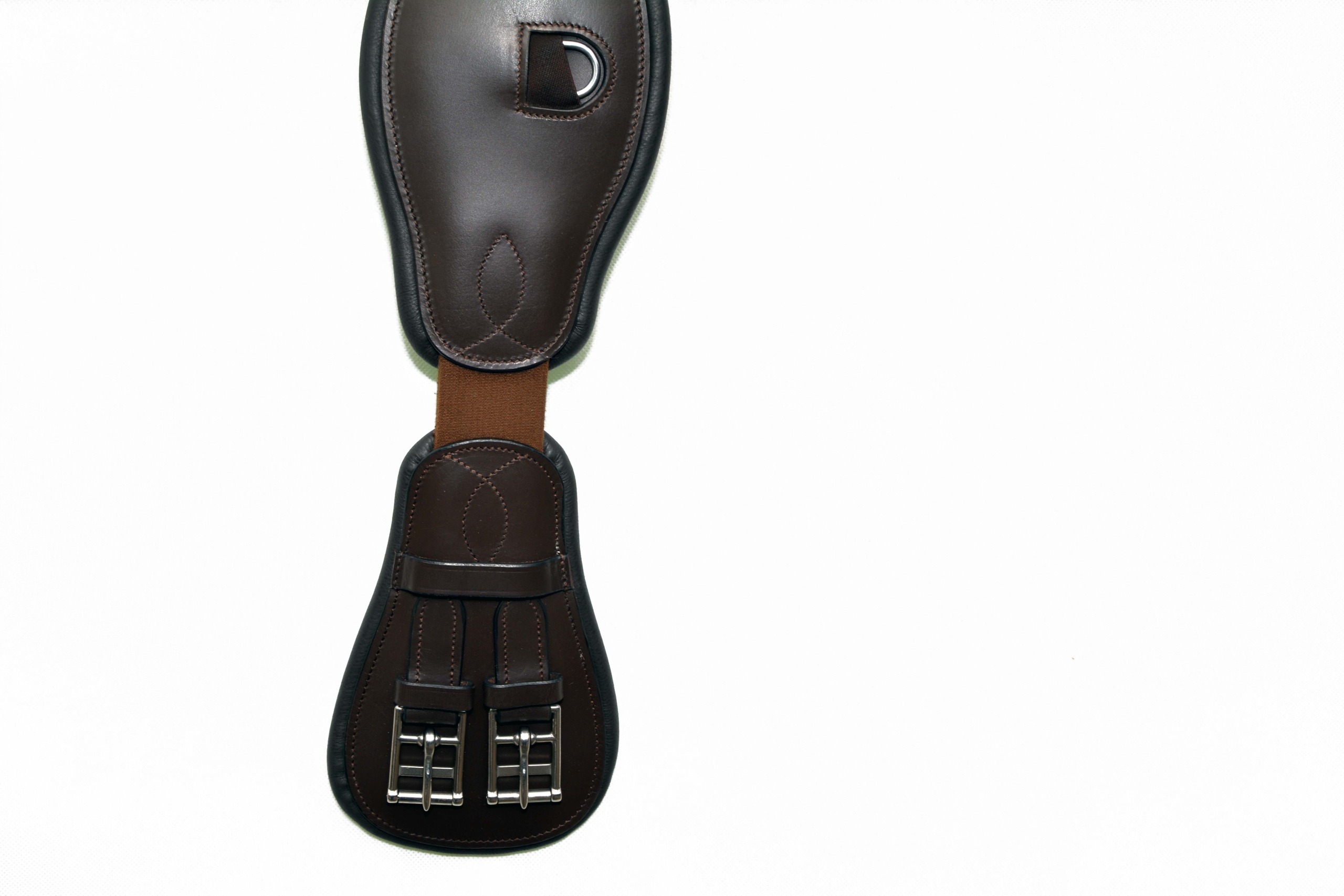 POPRĘG UJEŻDŻENIOWY Z GUMAMI 70CM Kolor dominujący brązowy