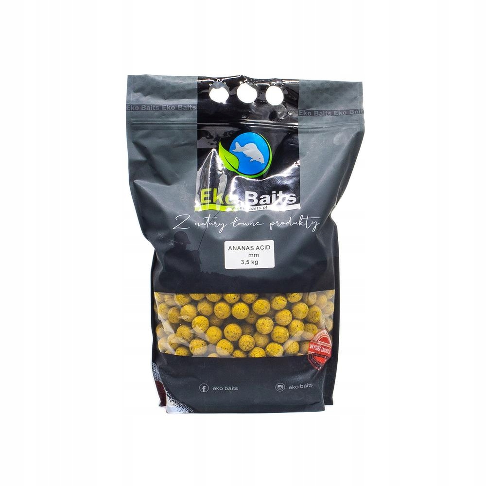 Kulki Proteinowe Zanętowe Economy Ananas Acid 20mm 3,5kg Eko Baits