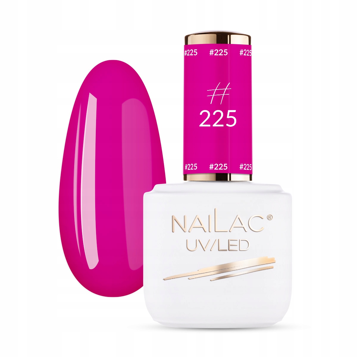 

#225 Lakier hybrydowy NaiLac 7ml