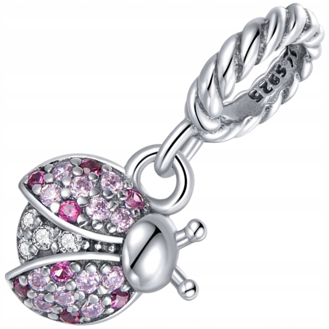 

Charms do Pandora Biedronka srebro 925 koralik
