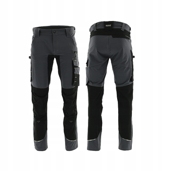 Spodnie Robocze Motionflex Sara 4-KIERUNKOWY Stretch szaro-czarne r. 50-M