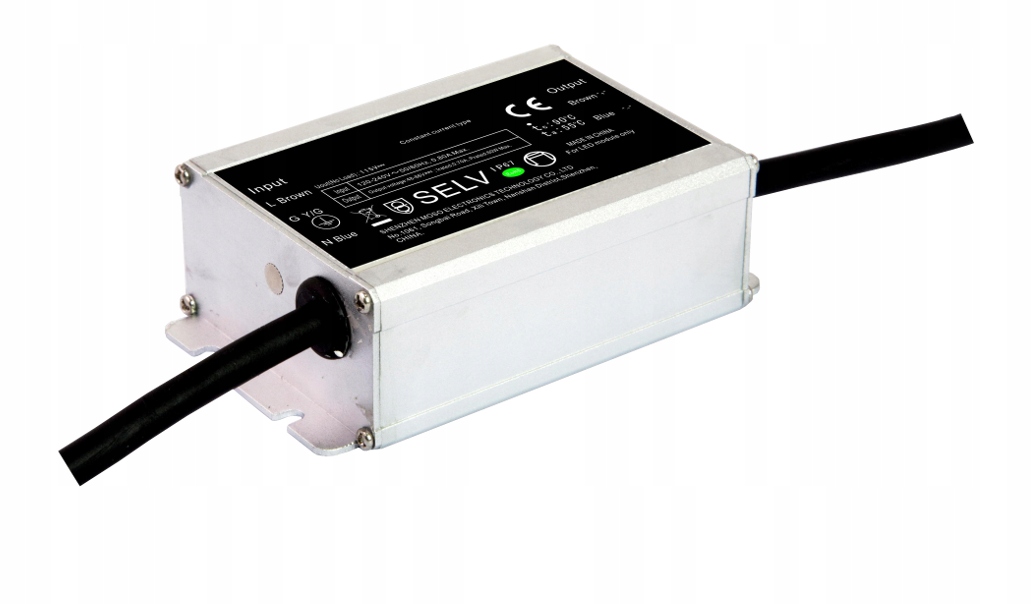 Zewenętrzny Zasilacz Stałoprądowy Oświetlenie Led IP67 48-86 V 60W Pfc Moso