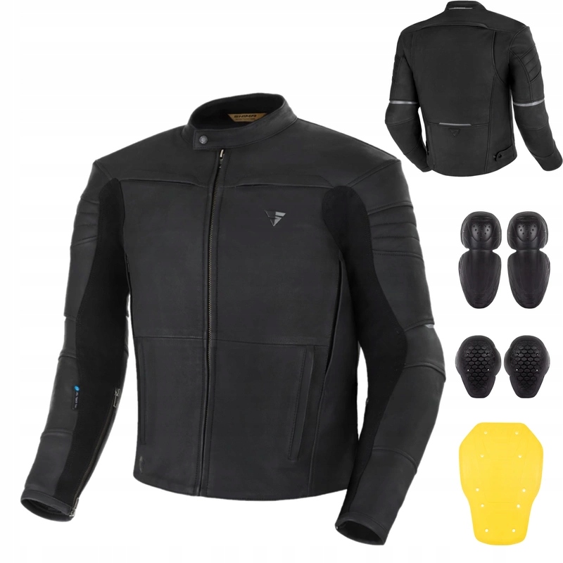 Kožená motocyklová bunda Shima Shadow Tfl Black pánska Darčeky