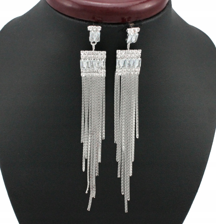 

Kolczyki Długie Srebrne Żmijki Efektowne