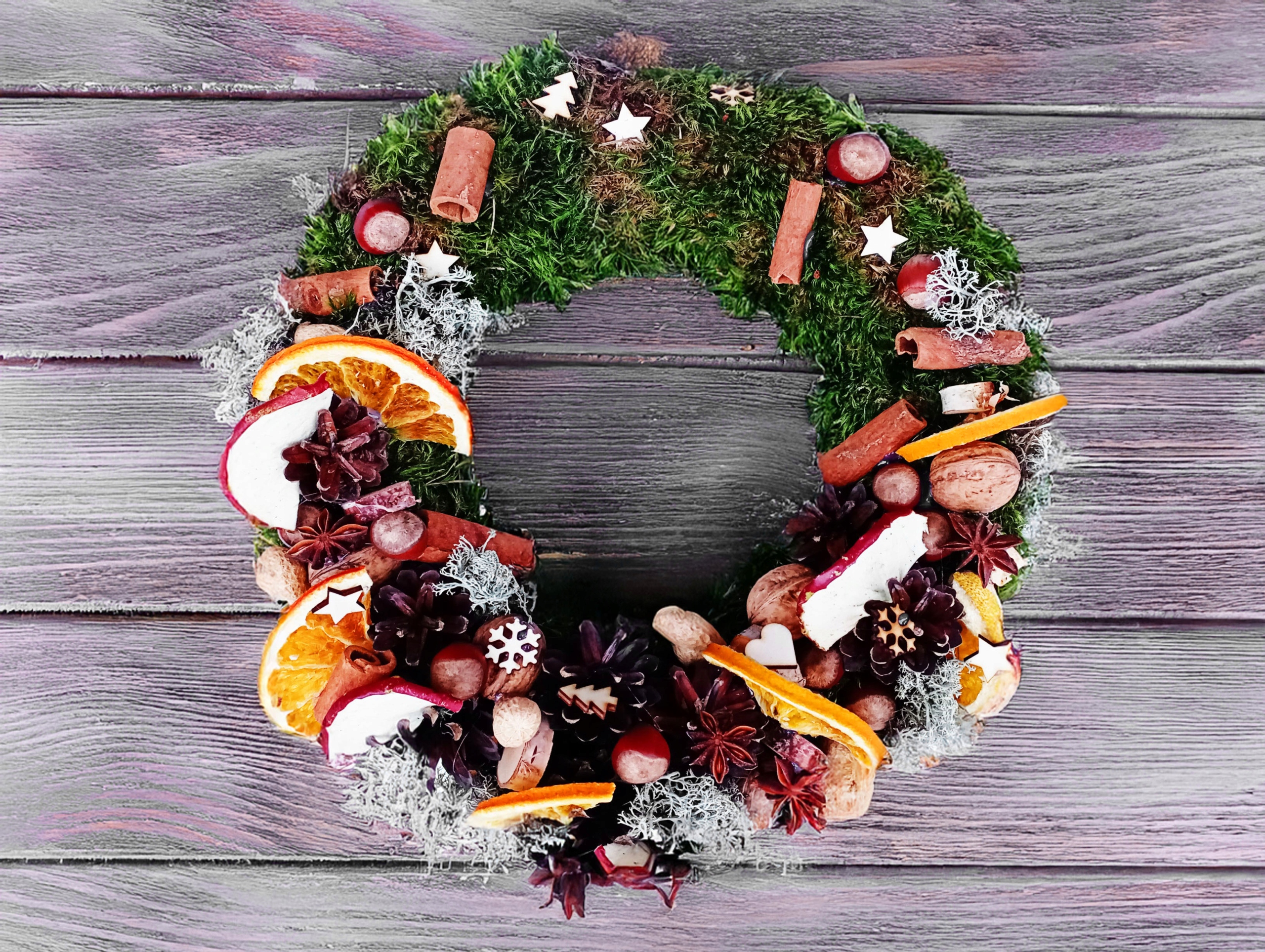 WIANEK BOŻONARODZENIOWY STROIK ŚWIĄTECZNY eko 30cm pachnący Kod producenta stroik na stół