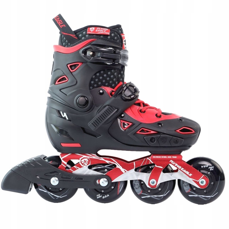 Rolki regulowane Flying Eagle S9 dual density czarne 37-41