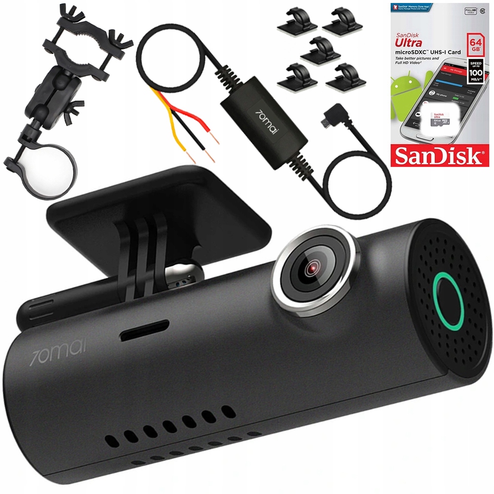 

70mai M300 język Pl Uchwyt Adapter UP02 64GB