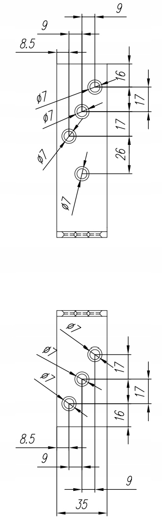 KĄTOWNIK BELKI 120X80X35 KB2 ŁĄCZNIK 10 SZT. Rodzaj kątowniki