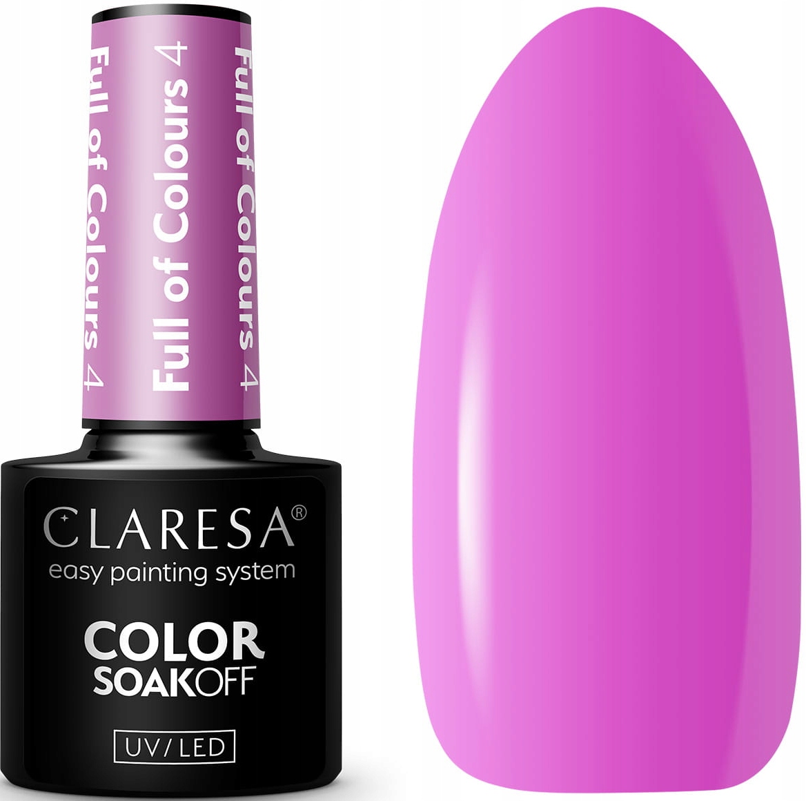 Claresa Lakier Hybrydowy Full Of Colours 4 5ml