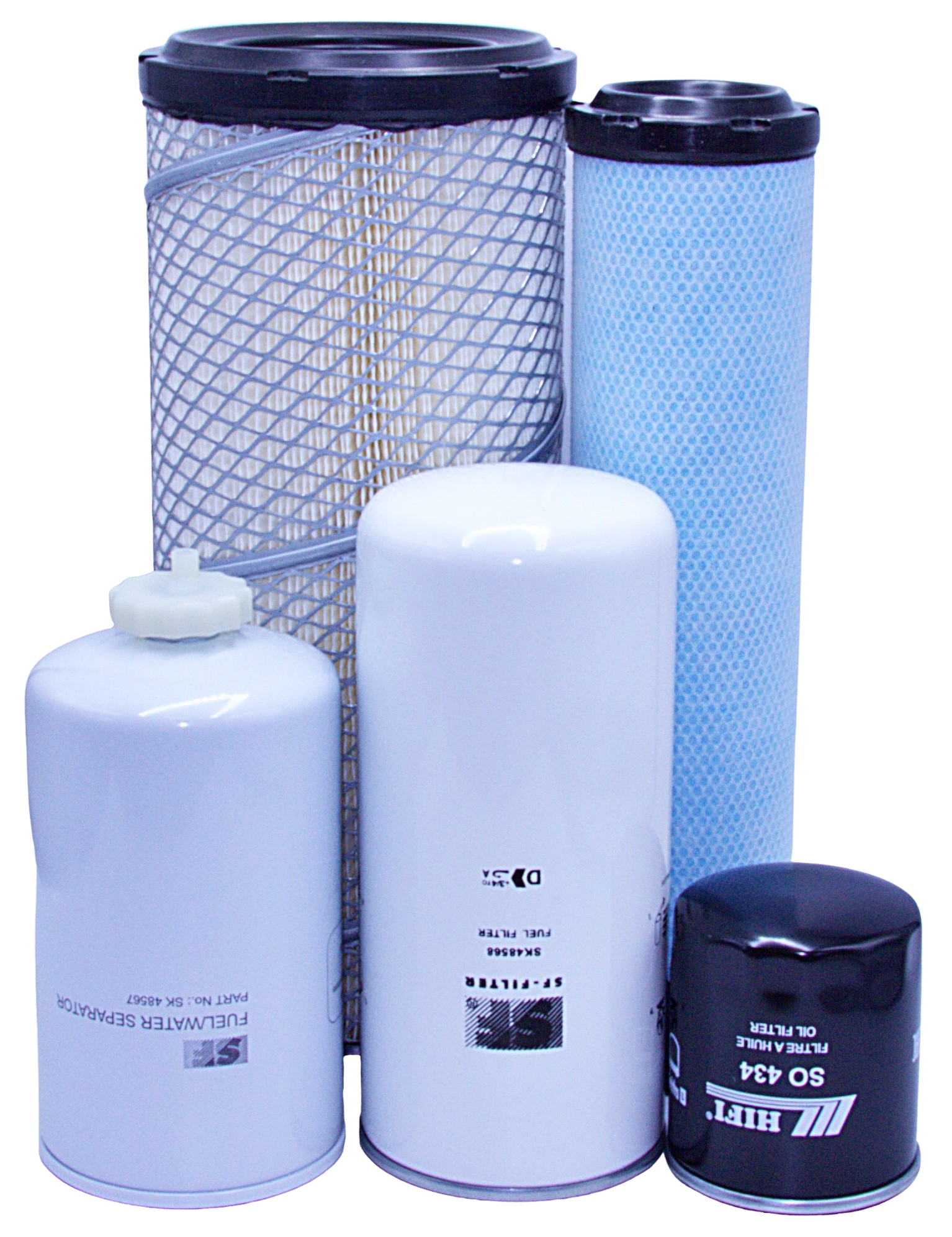 Filtry Mecalac 7 Mwr, 7 Mwr – vzduch, olej, palivo