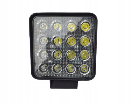LAMPA ROBOCZA HALOGEN 16 LED 12/24V SZPERACZ DIOD Strumień świetlny 2000 lm