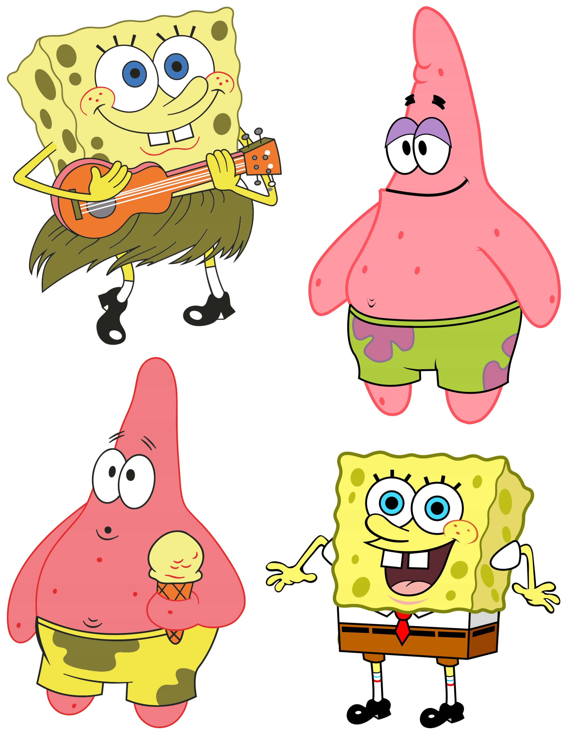 

Naklejki Na Okno Lustro Szybę Spongebob Patryk