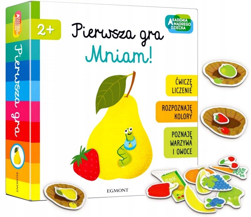 Akademia Mądrego Dziecka Pierwsza Gra Mniam Gra Planszowa Dla Dziecka Lux