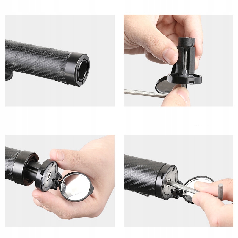 LUSTERKO ROWEROWE DO KIEROWNICY SKŁADANE OBROTOWE Marka Wheel-Up