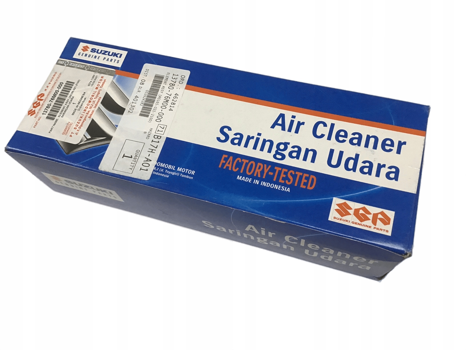 Повітряний фільтр Suzuki 13780-76M00