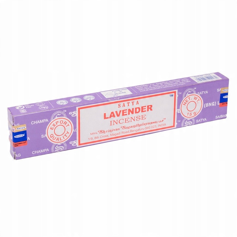 

Kadzidła Lawendowe Lavender 15g Satya Kojące