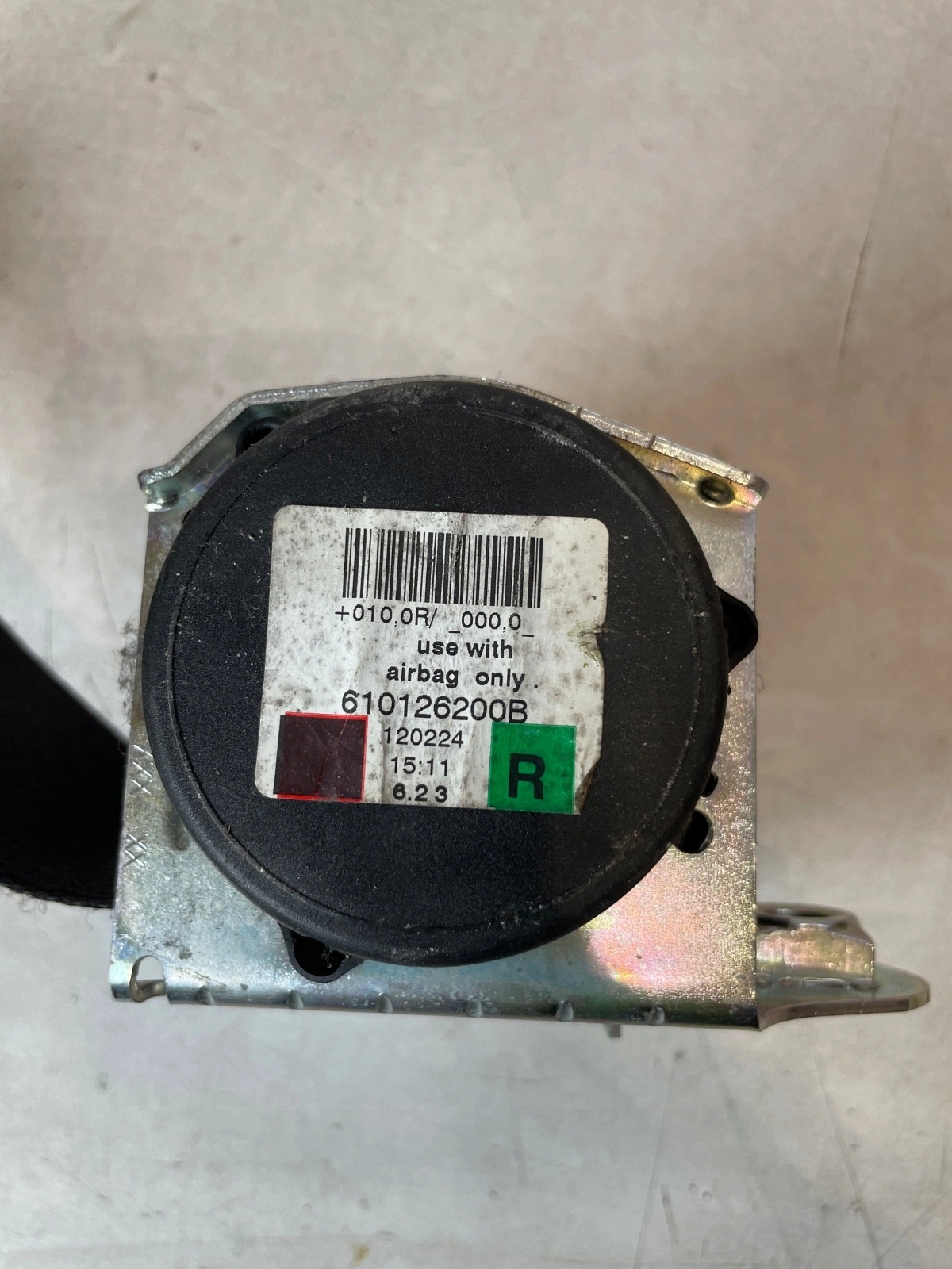 tension belt safety front front right BMW F10