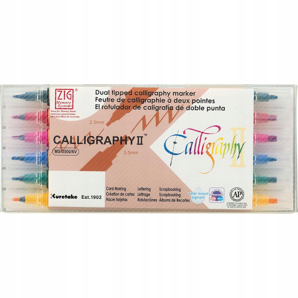 Fixy Zig Kuretak Calligraphy II set 6 Memory System