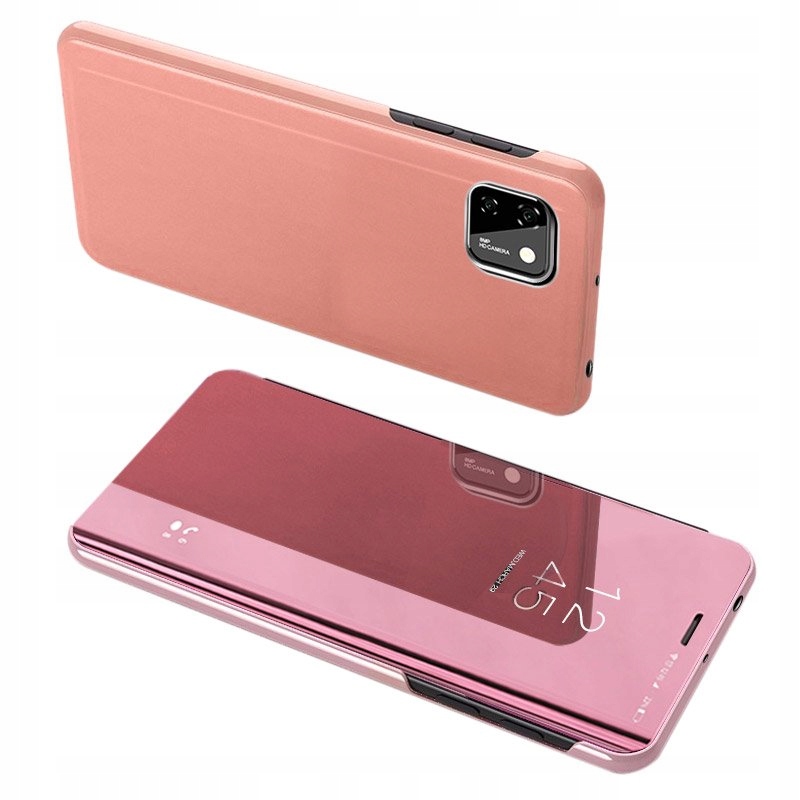 

Etui Hurtel Clear View Case Huawei Y5p różowe