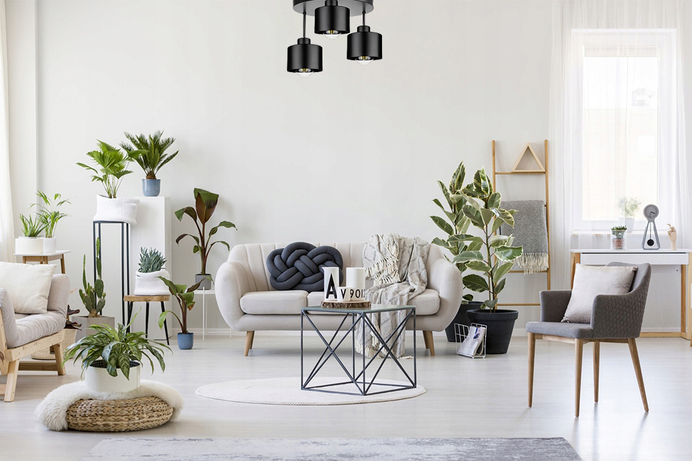 LAMPA WISZĄCA SUFITOWA ŻYRANDOL PLAFON COCON LED Długość/wysokość 23 cm