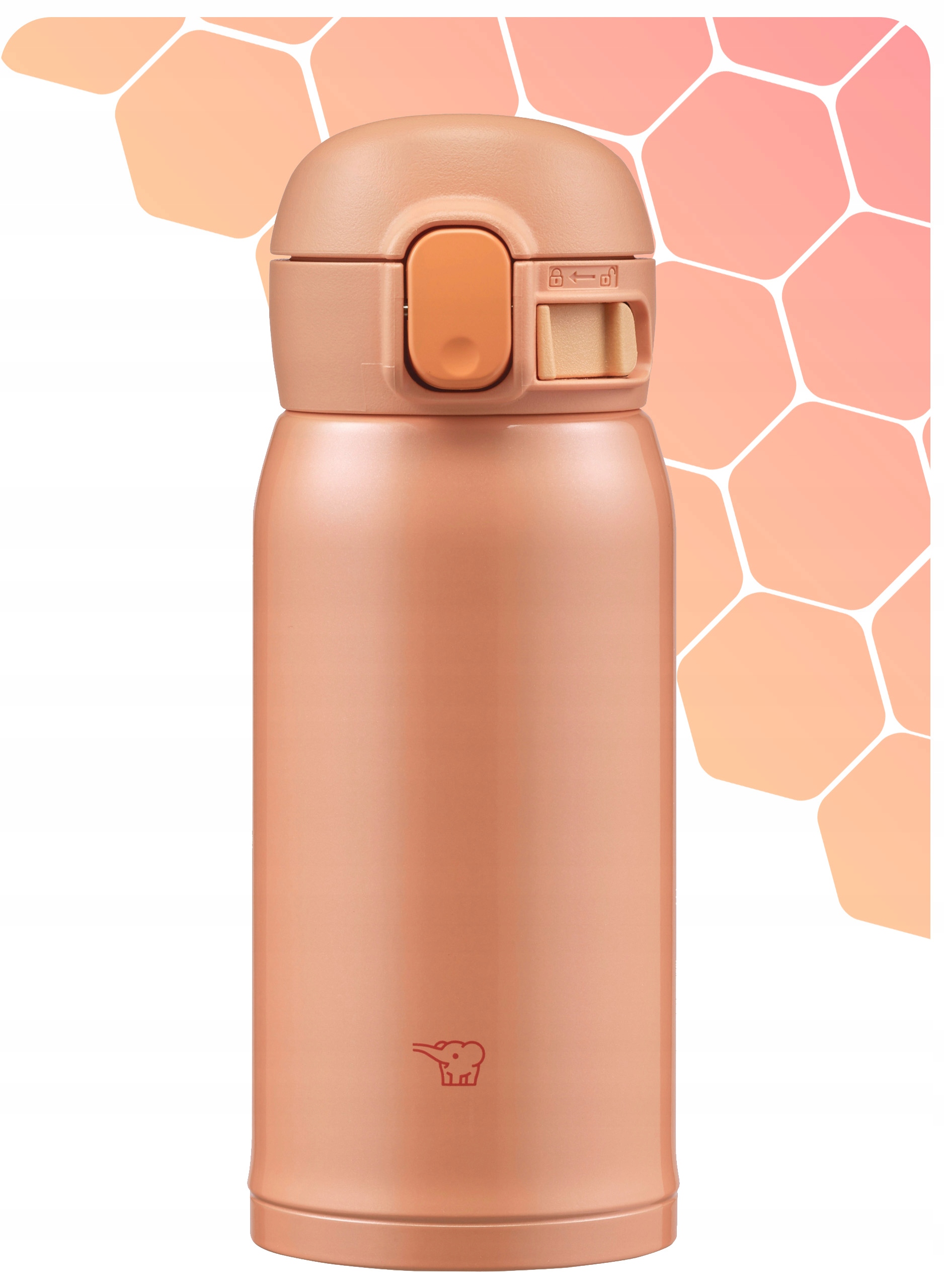 Kubek termiczny dla dziecka do szkoły ZOJIRUSHI SM-WR36E-DP 360ml orange Stan opakowania oryginalne