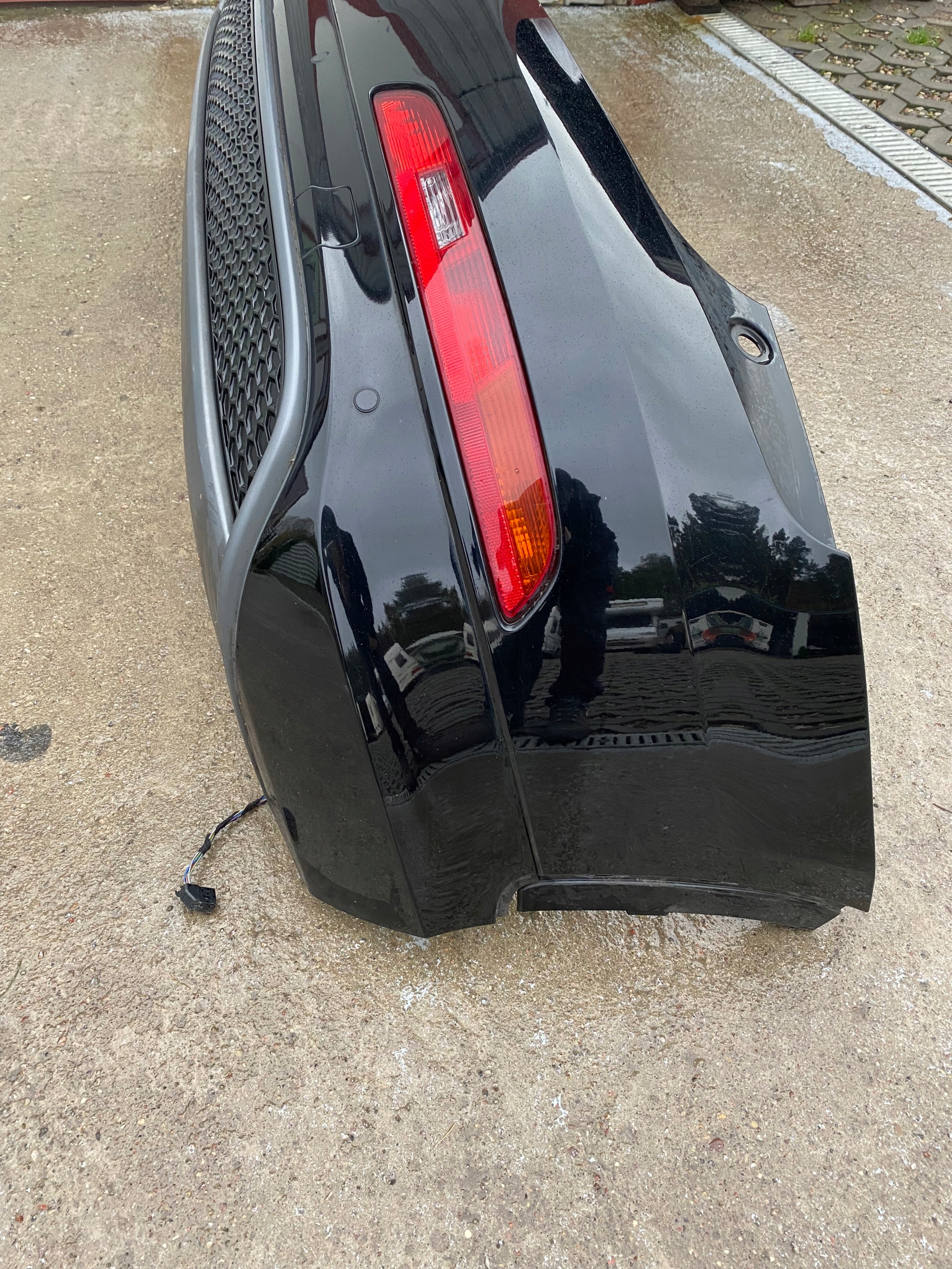 AUDI Q3 S-LINE 8U 11-14 complete bumper rear part rear PDC towing LY9B