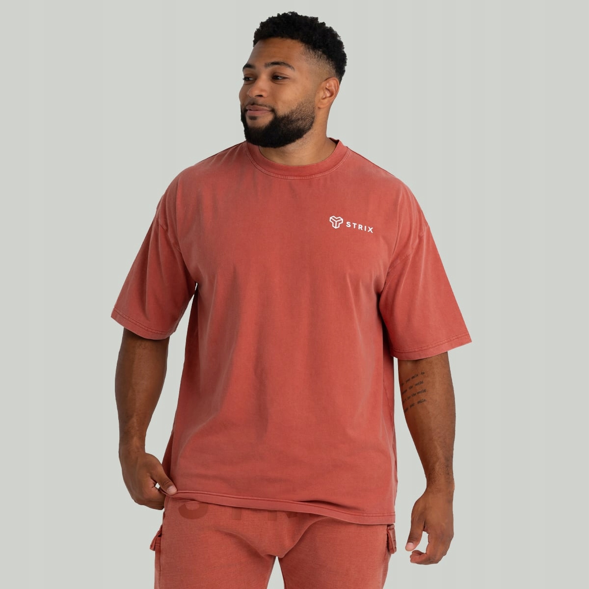 GymBeam T-Shirt Oversized Washed Terra L