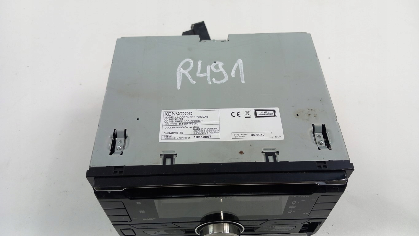 RADIO CD KENWOOD DPX7000DAB Jakość części (zgodnie z GVO) O - oryginał z logo producenta pojazdu (OE)