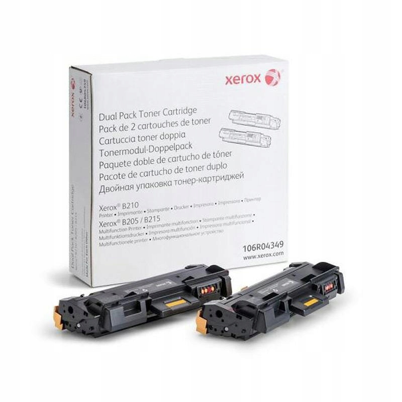 

Toner Xerox 106R04349 B210 B205 B215 2x3.000 stron