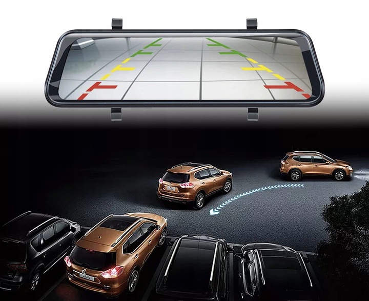 Kamera Cofania Sony Rejestrator 4K UHD Lusterko GPS ADAS BSD WiFi Marka Home Automation