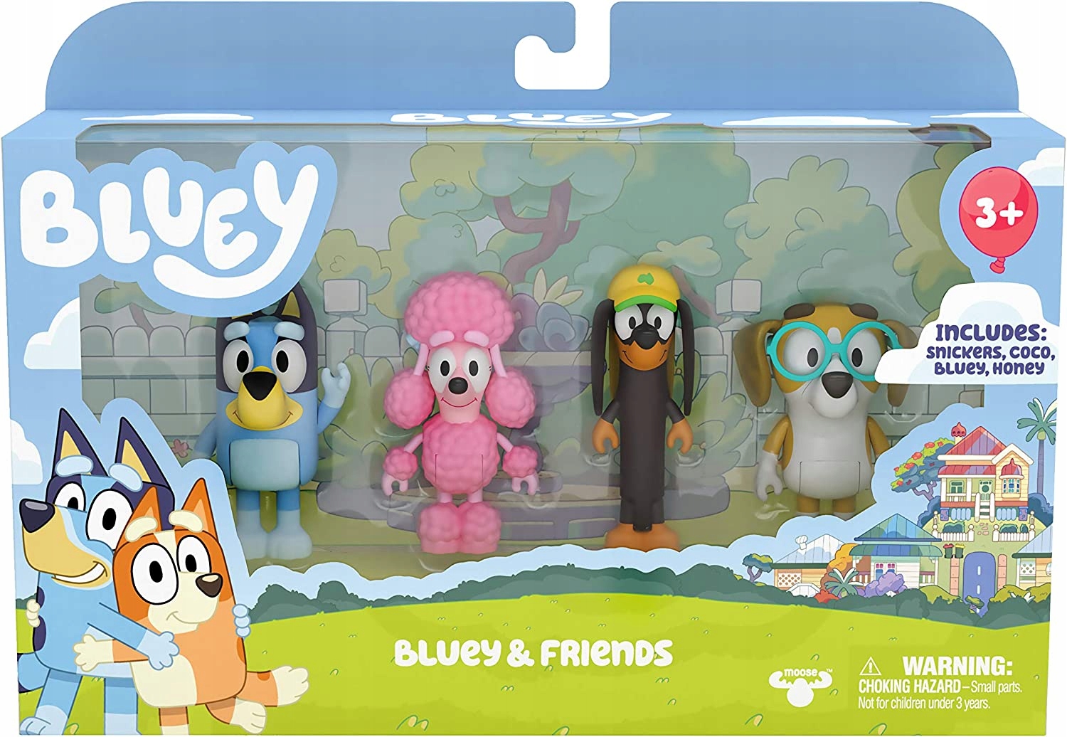 

Bluey Zestaw Przyjaciele 4 Figurki Blue Dingo