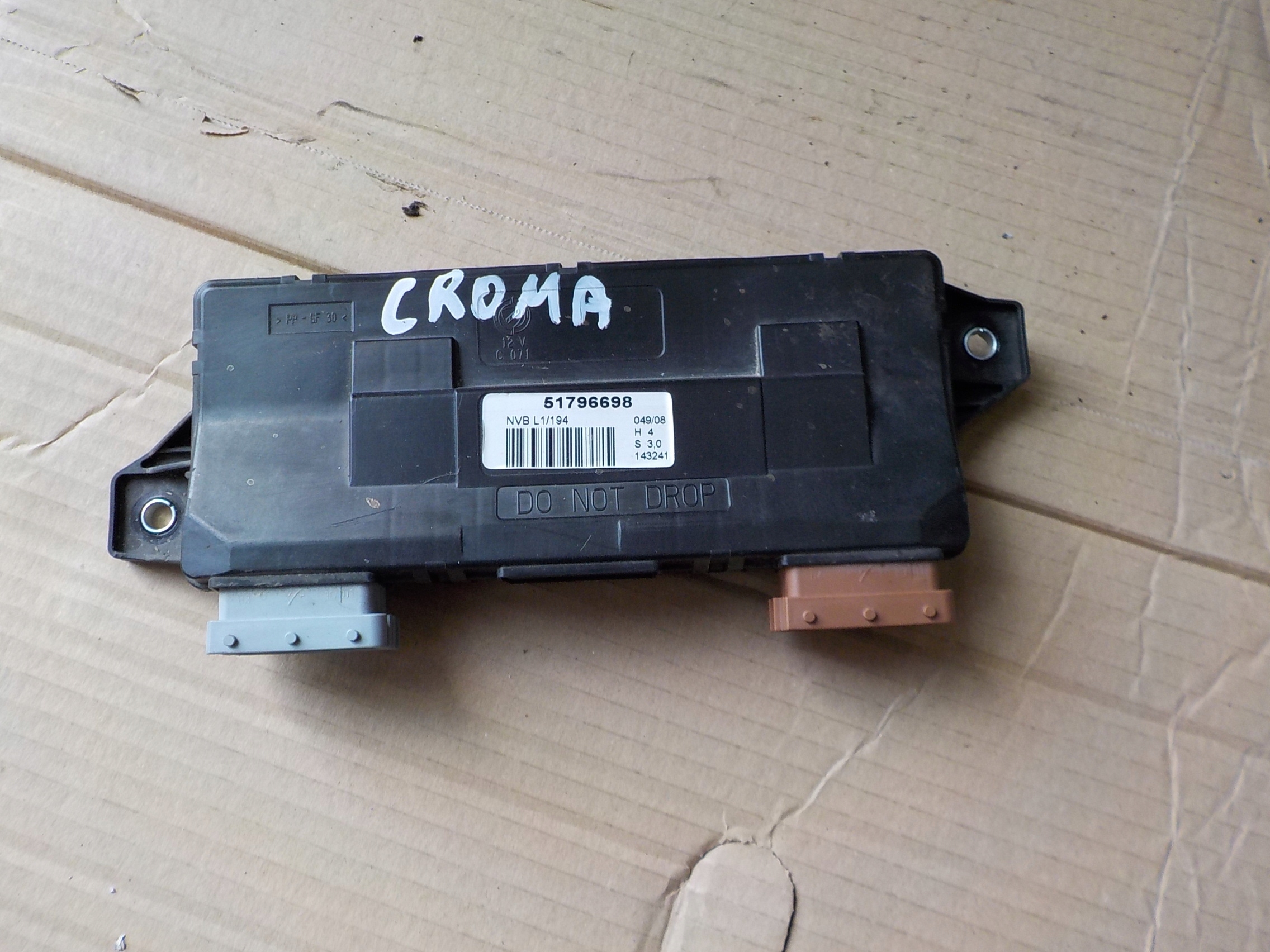 Unité commande confort fiat croma II 51796698