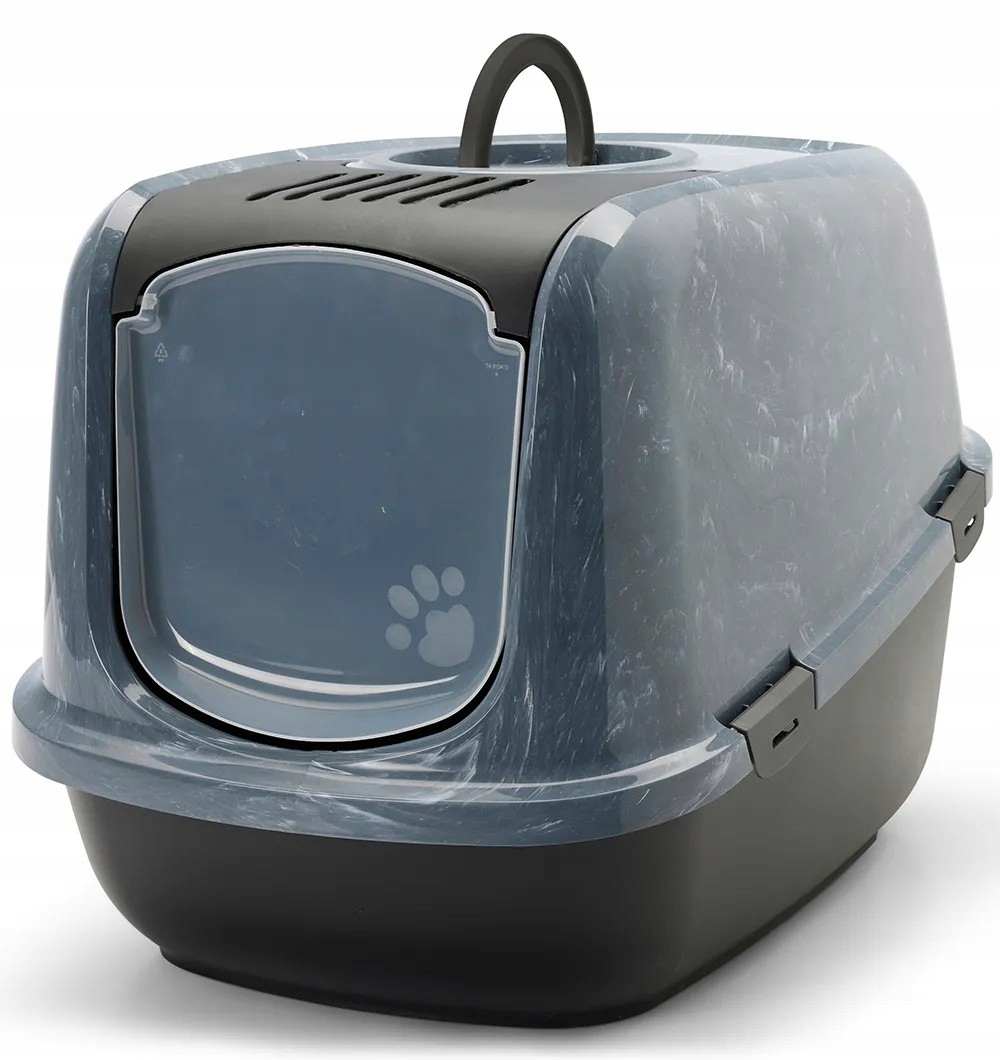 Levně Kočičí Toaleta Savic Nestor Černý mramor 56x39x38,5 cm