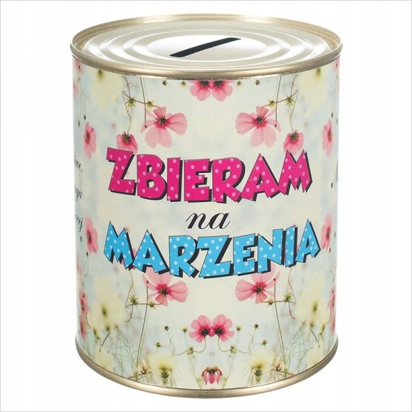 

Skarbonka puszka Zbieram na marzenia Lublin