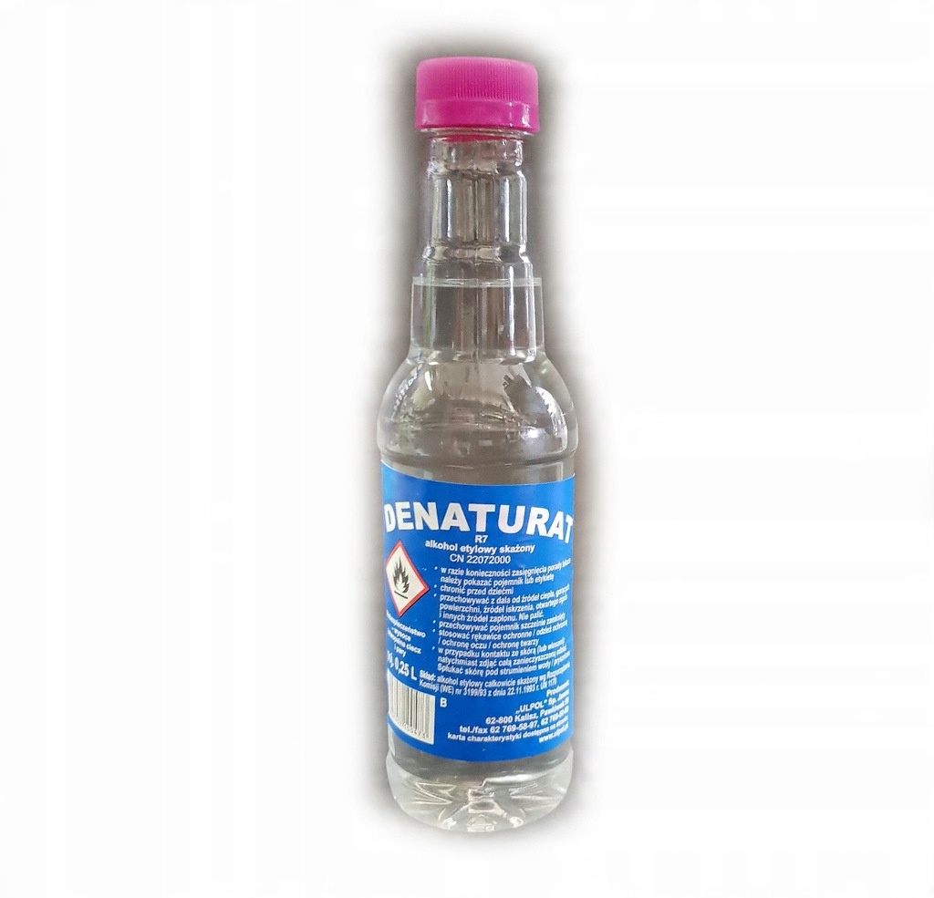 

Denaturat 250ml Biały Butelka plastik