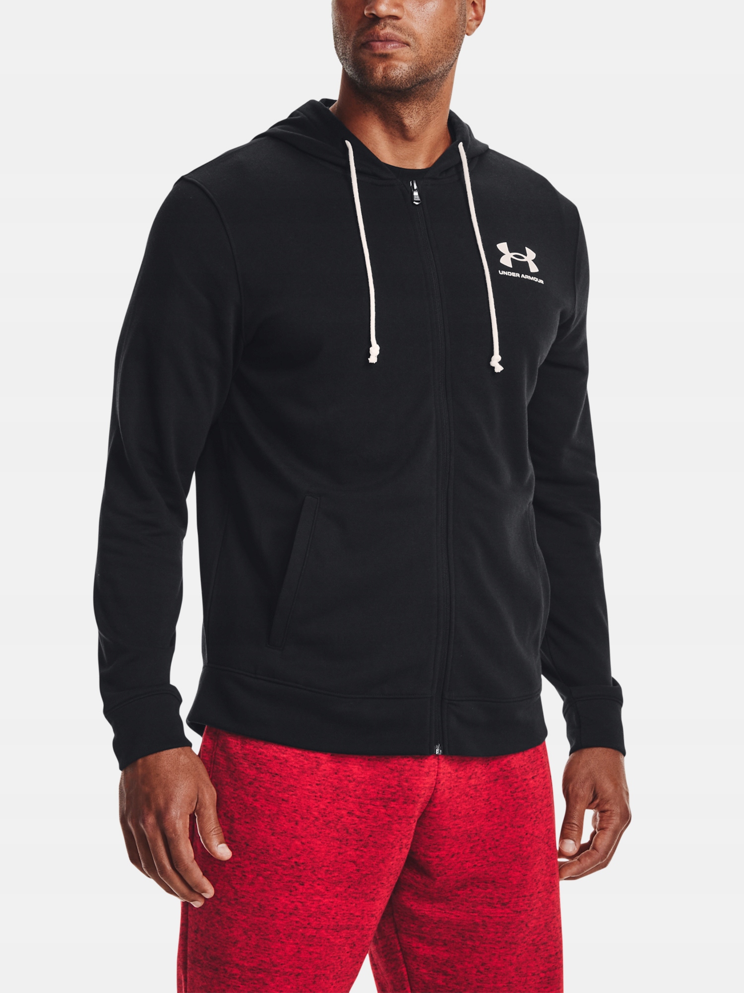 Under Armour Mikina Ua Rival Terry LC Fz-blk