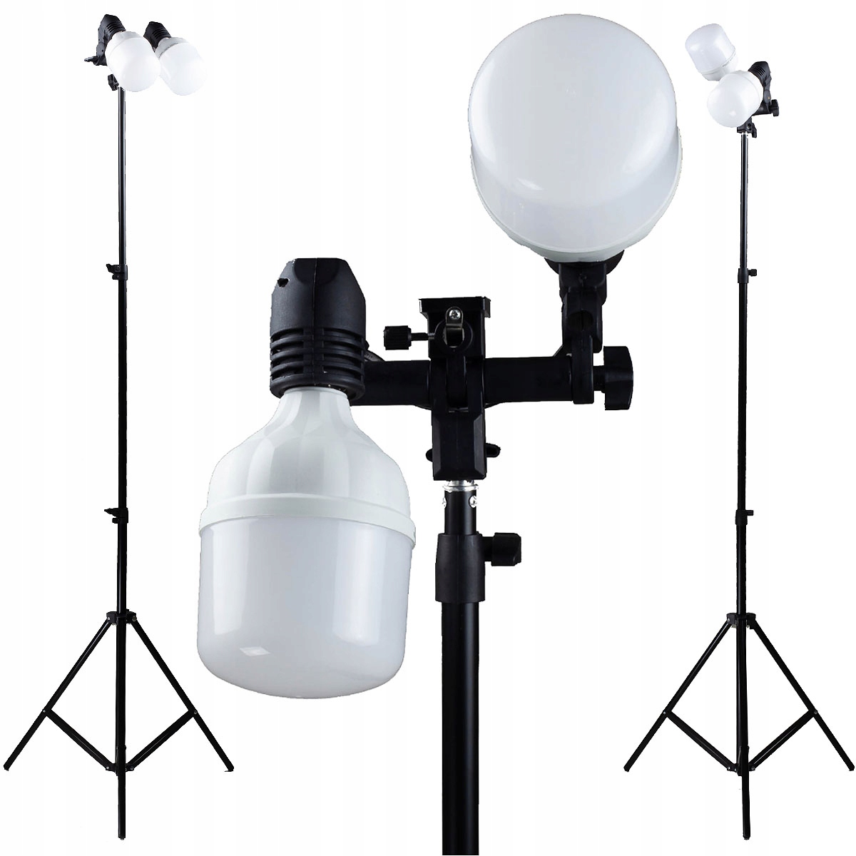 Sada osvětlení 4X Led Žárovka 2X Stativ