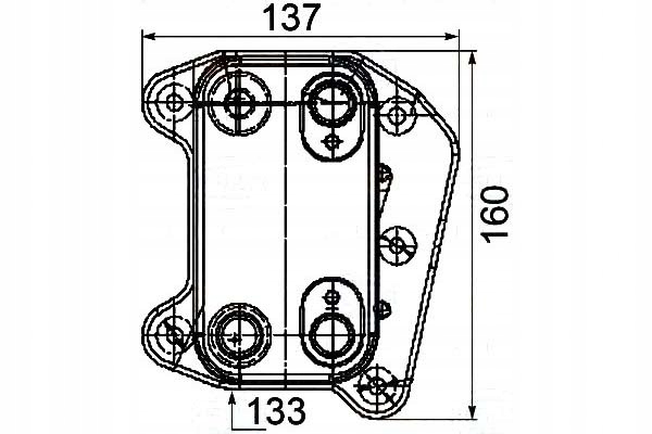 BEHR HELLA CHŁODNICA OLEJU MERCEDES E 320 CDI (210