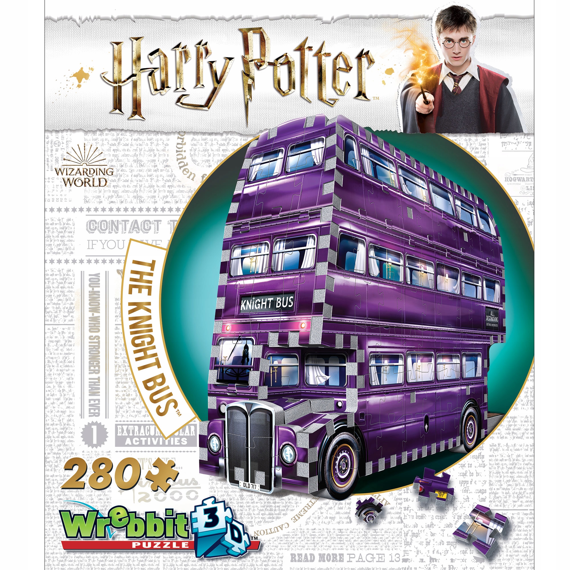 

Wrebbit Puzzle 3D Harry Potter Knight Bus 280el