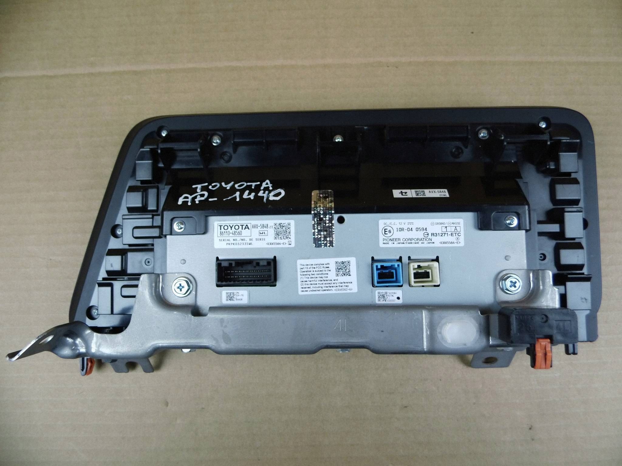 Lexus RX RX450H 2016+ radio ekran display 86110-48560